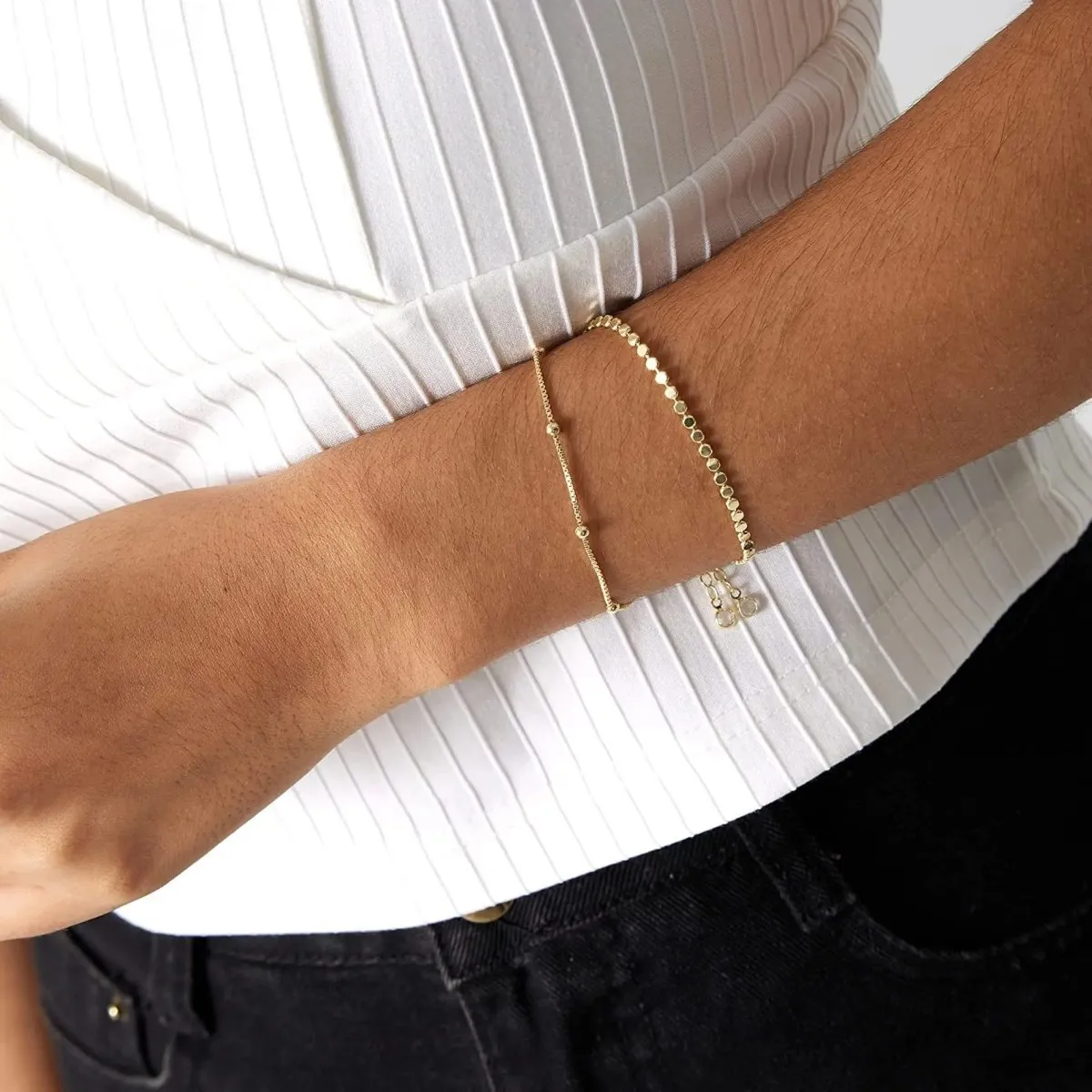 Kyerlyn Gold Bracelets Stacks