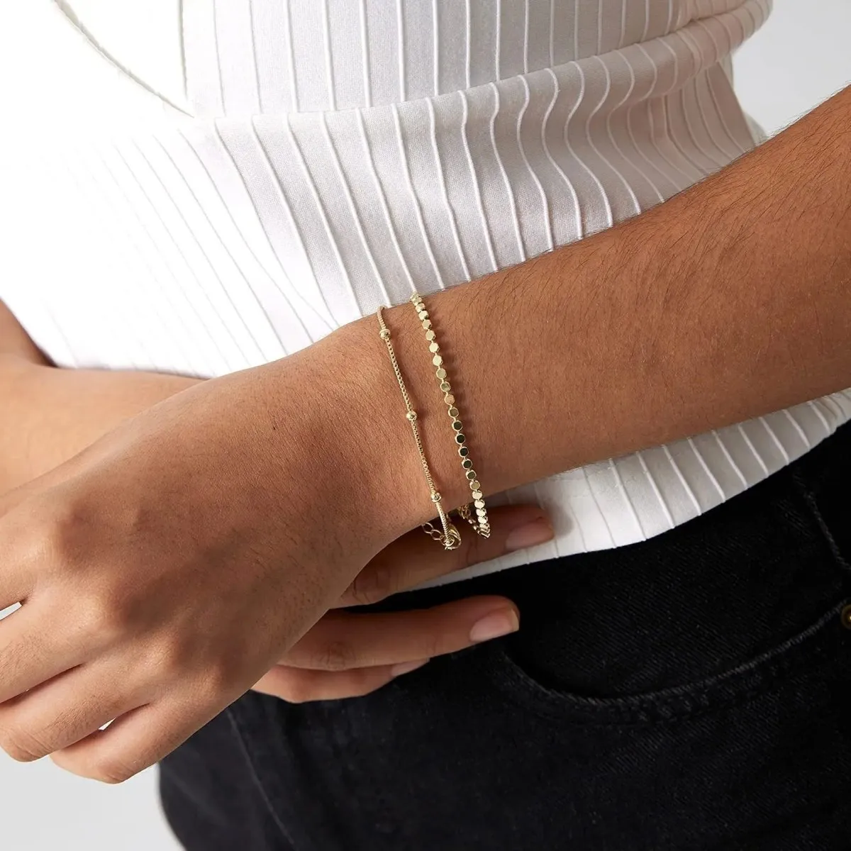 Kyerlyn Gold Bracelets Stacks