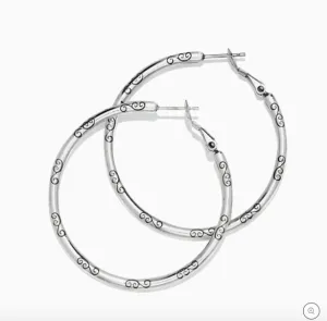 Large Earring Charm Hoops