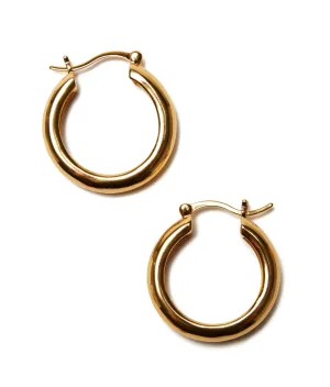 Large Gold Mood Hoops