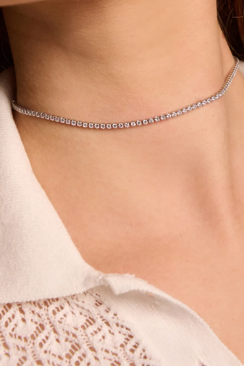 Linea Crystal Choker (2mm)