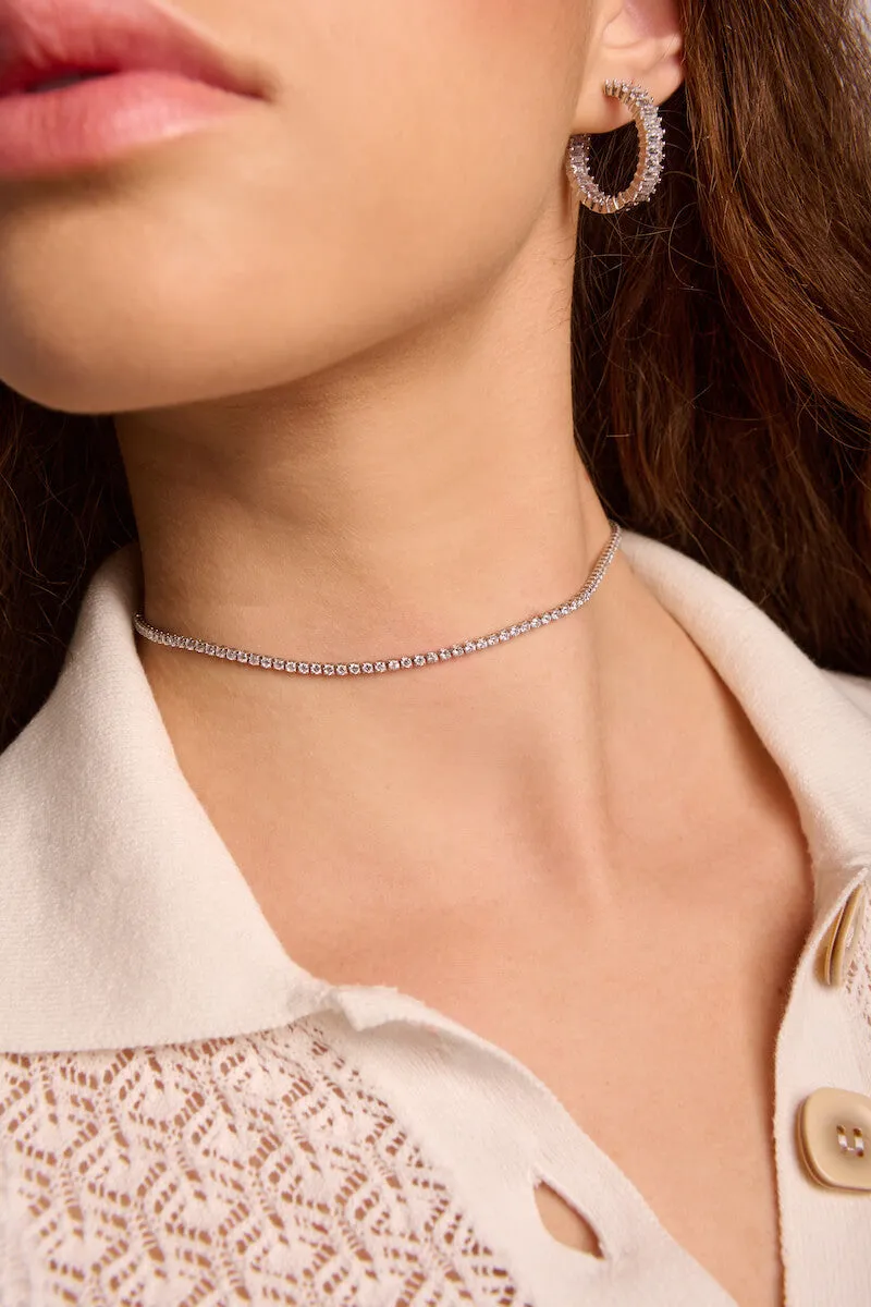 Linea Crystal Choker (2mm)