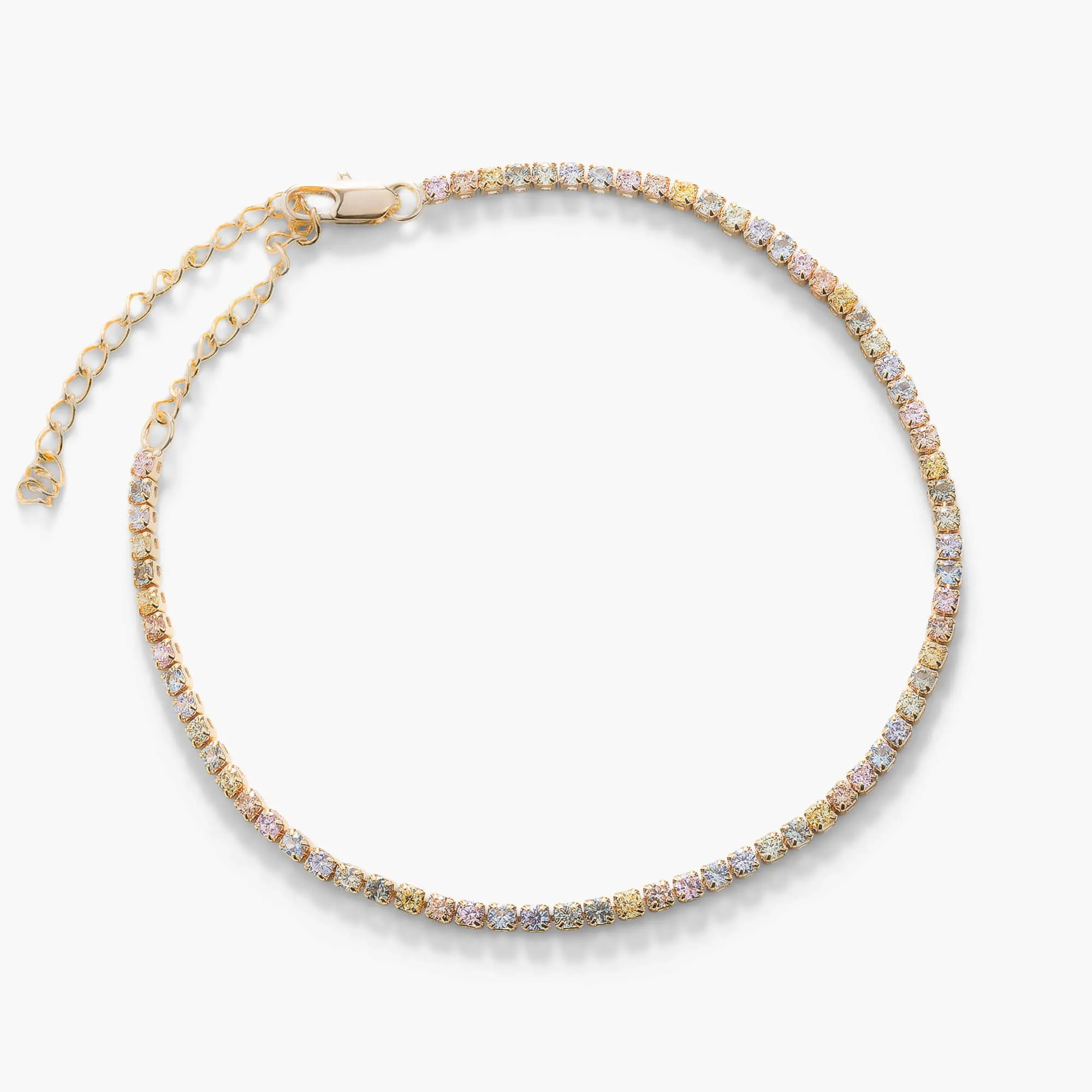 Linea Pastel Crystal Choker (2mm)