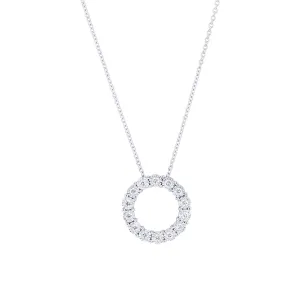 Mirage Circle Diamond Necklace 1/6ct