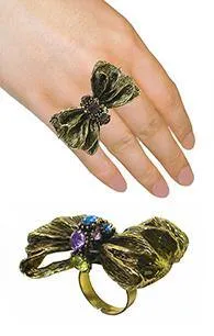 New Arrival - Large Bowtie Ring UN800175-6779