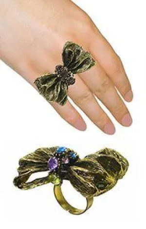 New Arrival - Large Bowtie Ring UN800175-6779