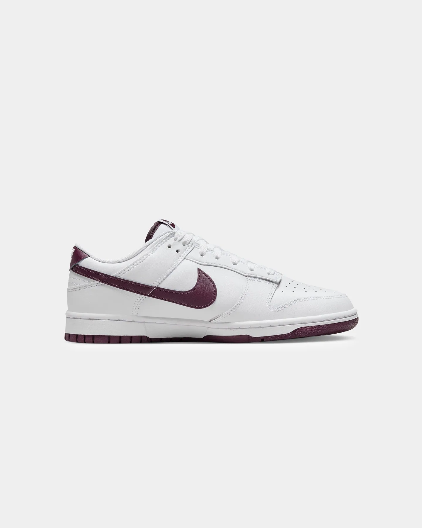 Nike Dunk Low Retro "Night Maroon" White/Night Maroon