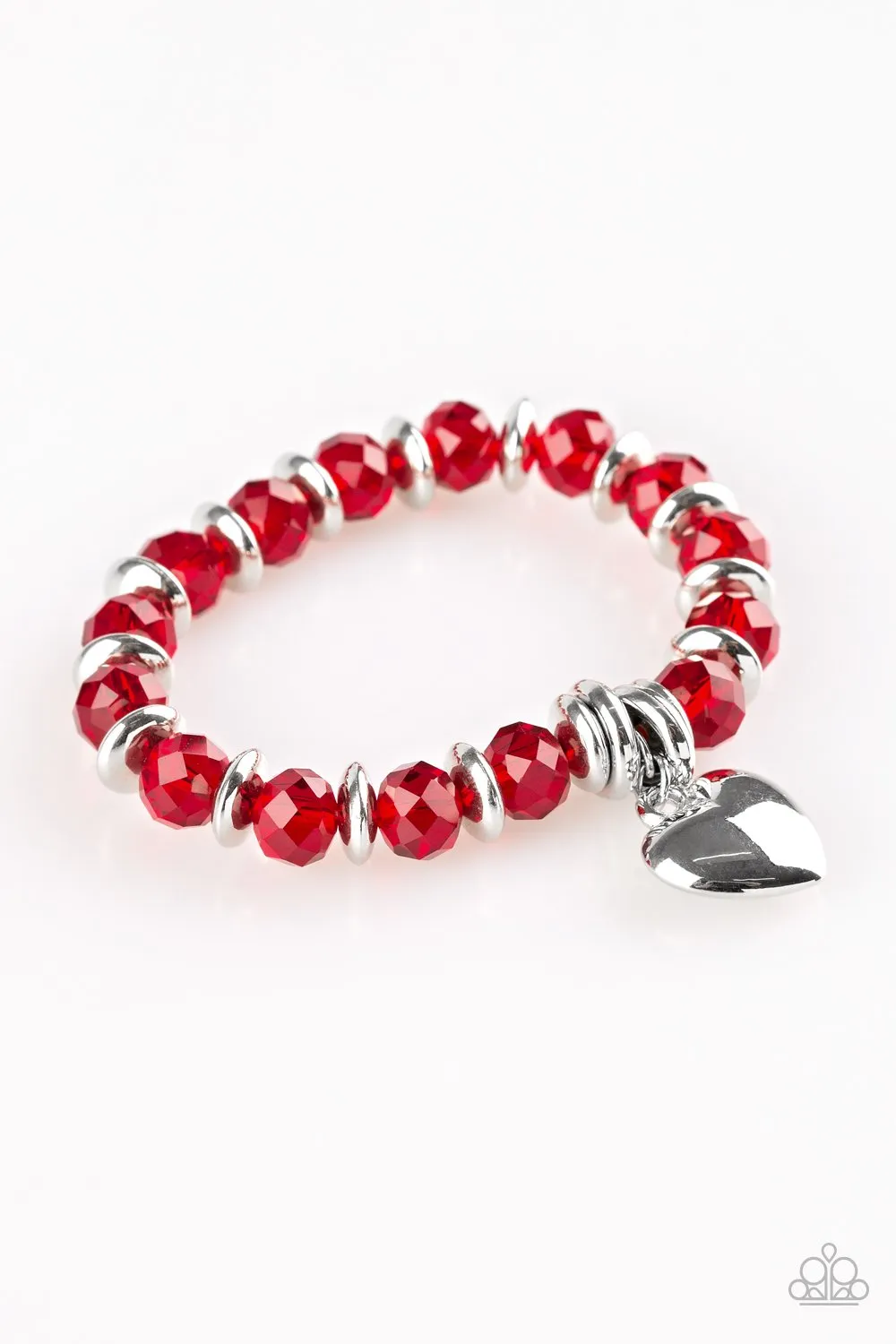 Paparazzi Bracelet ~ Need I Say AMOUR? - Red