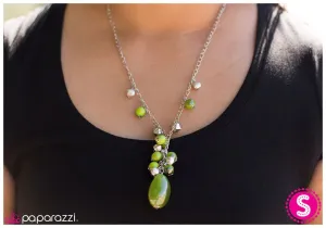 Paparazzi Necklace ~ Along For The Ride - Green