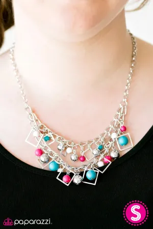 Paparazzi Necklace ~ Finally FRAME-ous - Multi