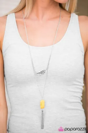 Paparazzi Necklace ~ Mojave Mesas - Yellow