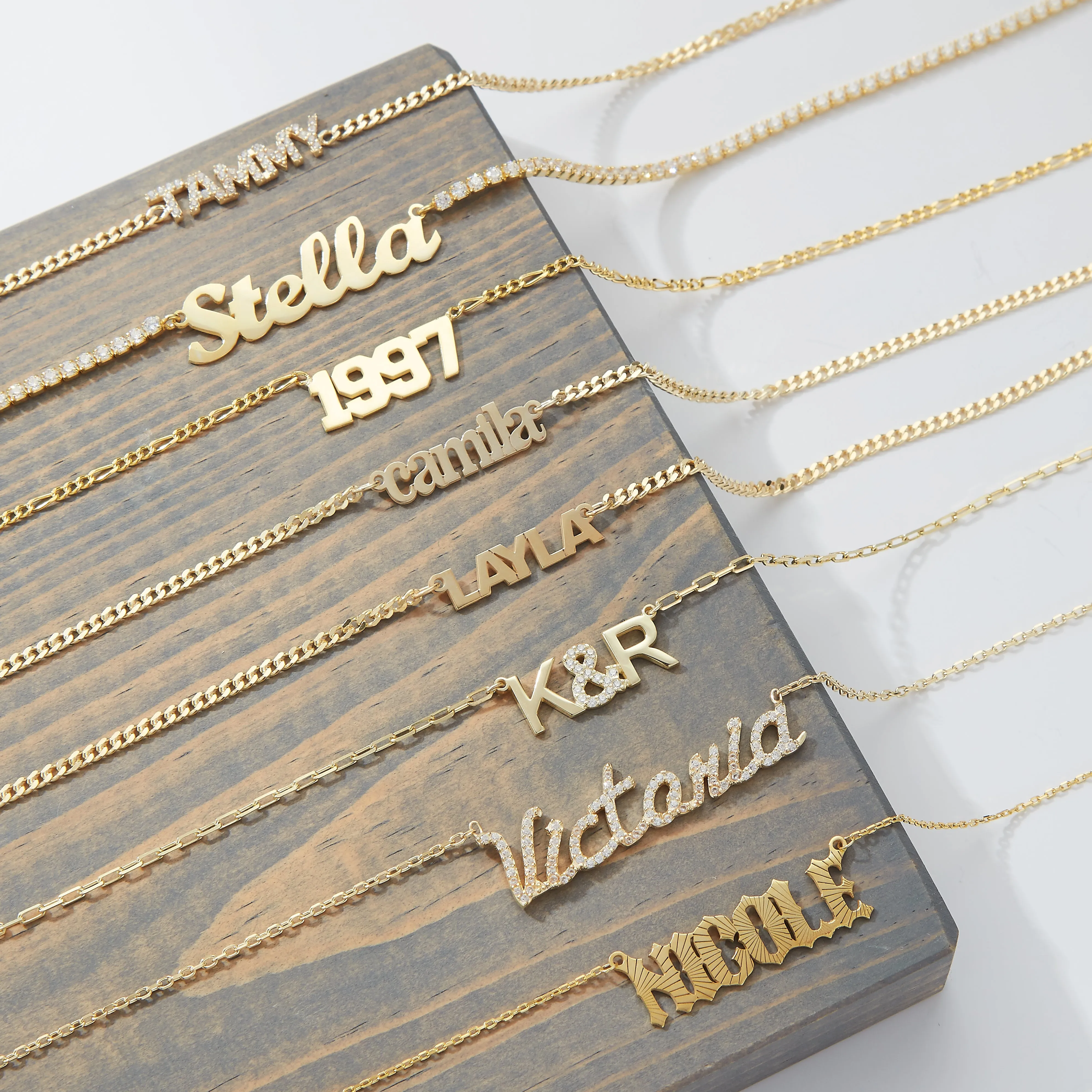 Pavé Nameplate Choker