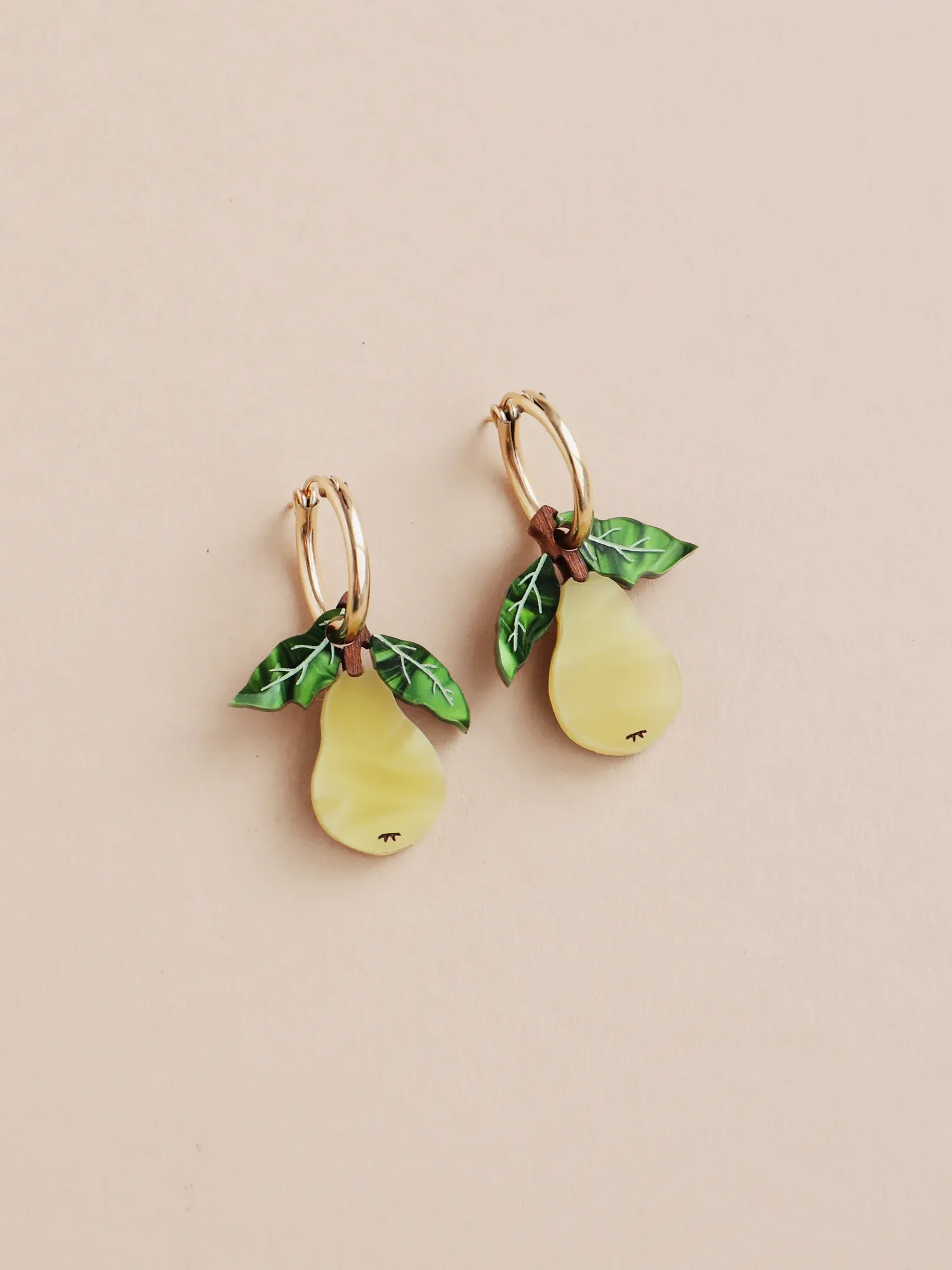 Pear Hoop Earrings II