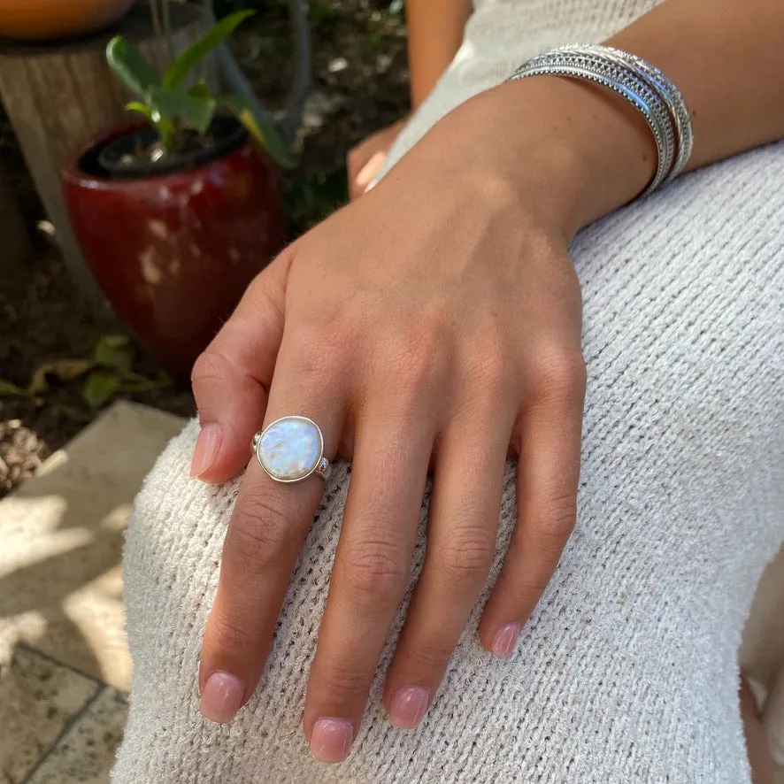 Pearl Delphi Ring