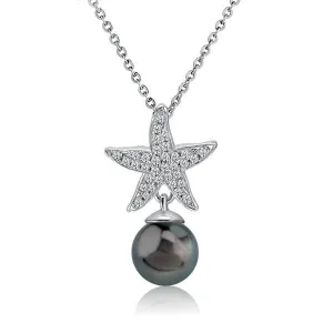 Pearl Pavé Sea Star Pendant