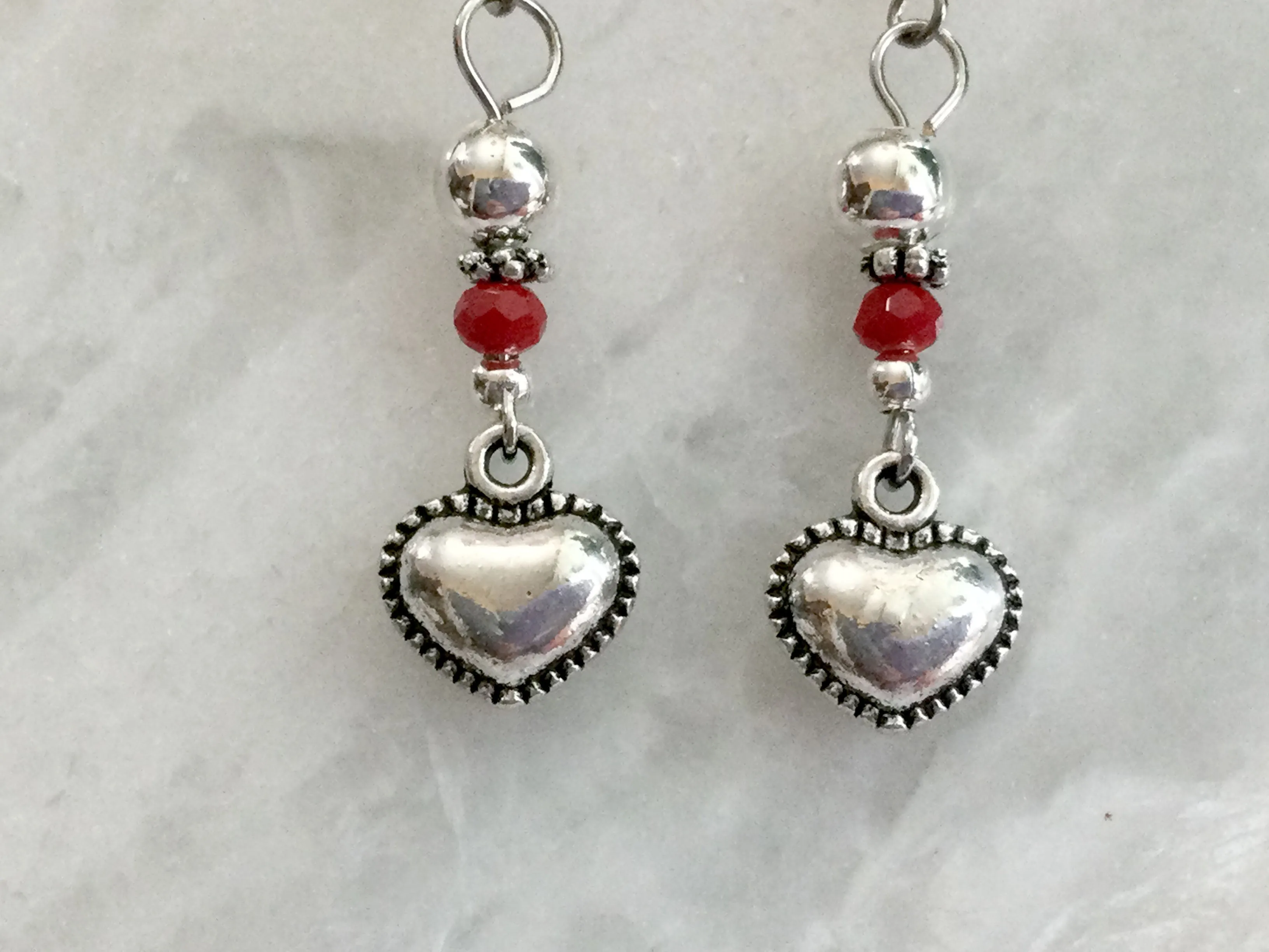 Puffed Heart Earrings