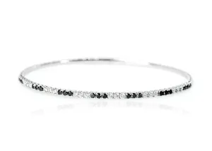 "Ranya" Black Diamond Bangle