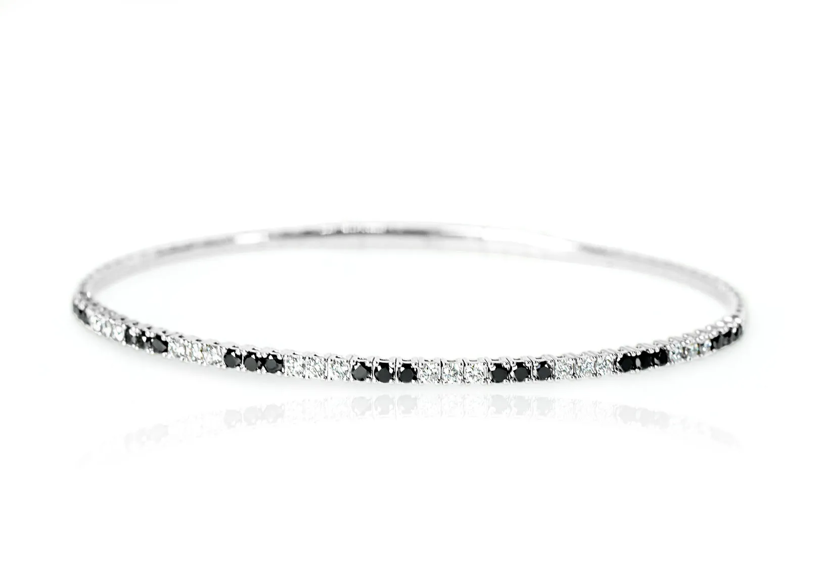 "Ranya" Black Diamond Bangle