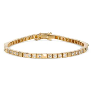 R.08® Une Diamond Bracelet | Yellow Gold