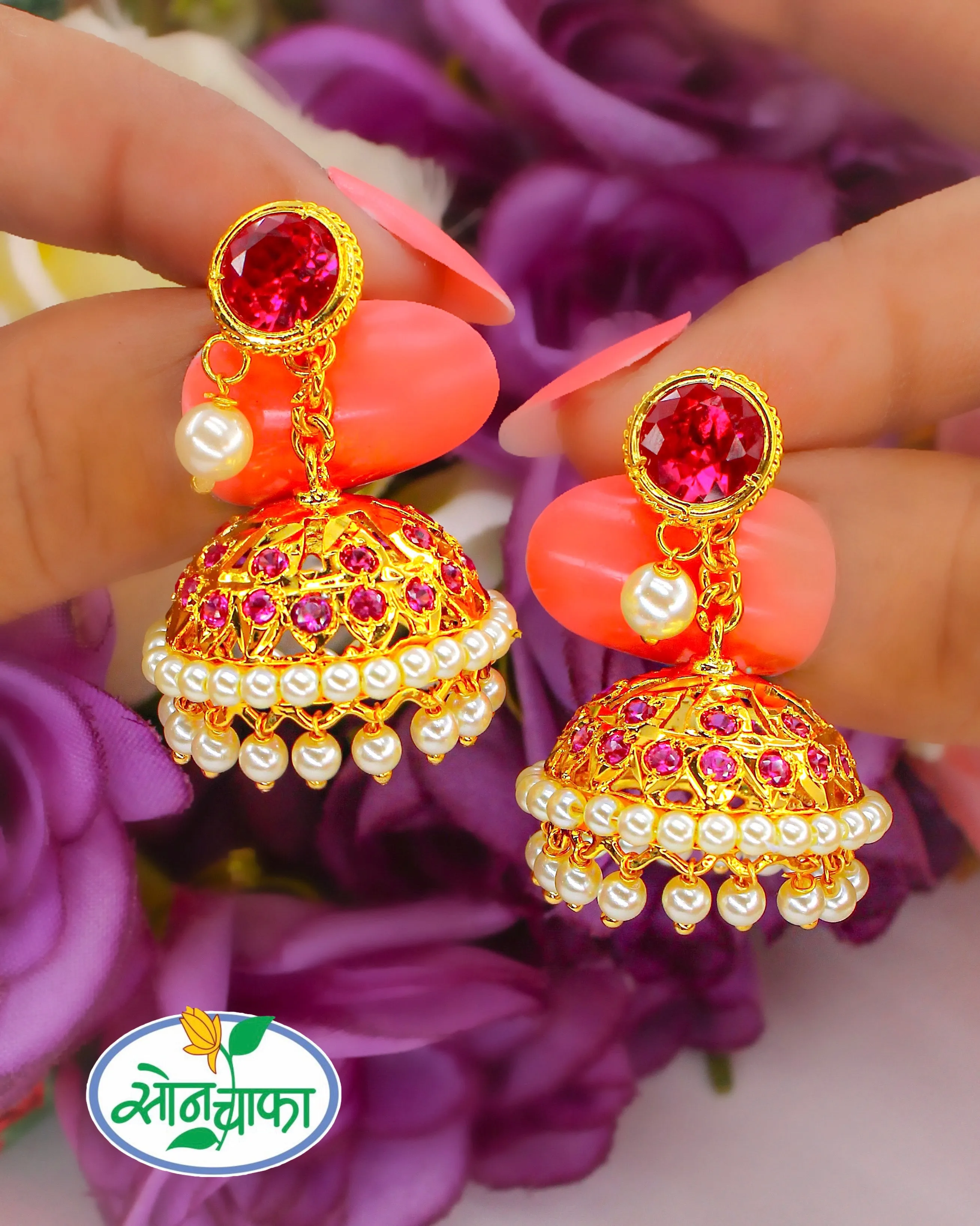 RADIANCE PEARL JHUMKI