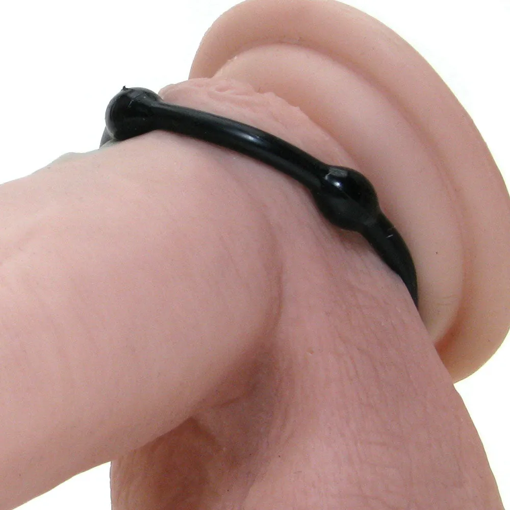 Ram Beaded Cock Rings in Black