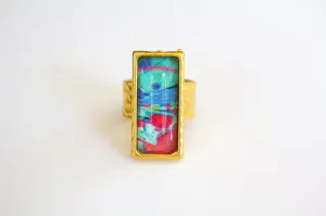 RESPLENDENT RECTANGLE RING