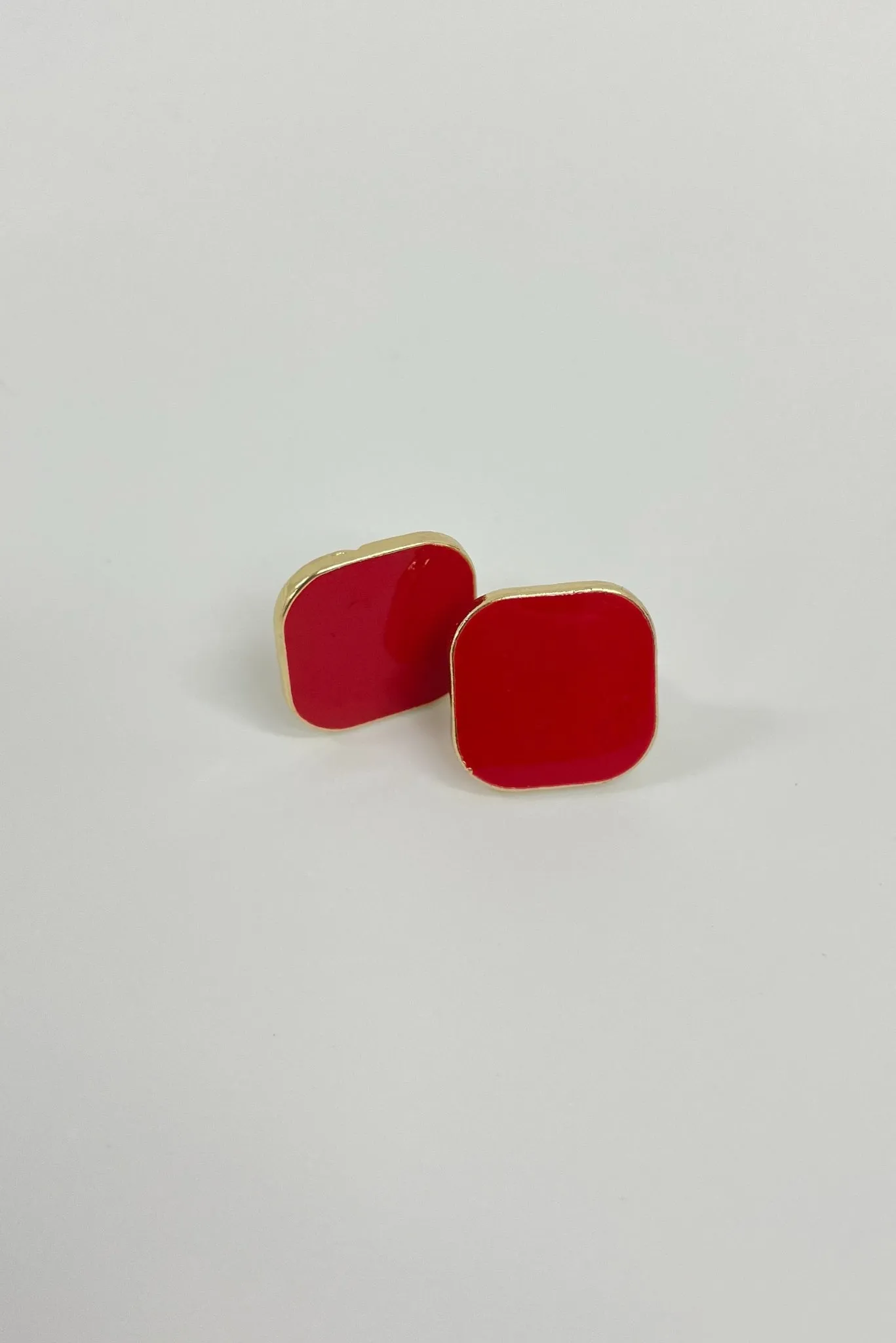 Ruby Radiance Stud Earrings