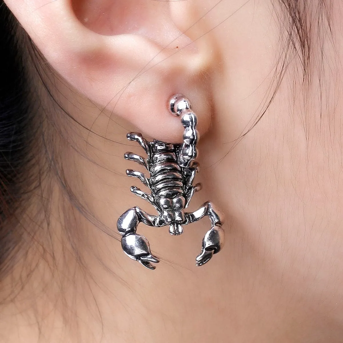 Scorpion 2 Piece Stud Earrings