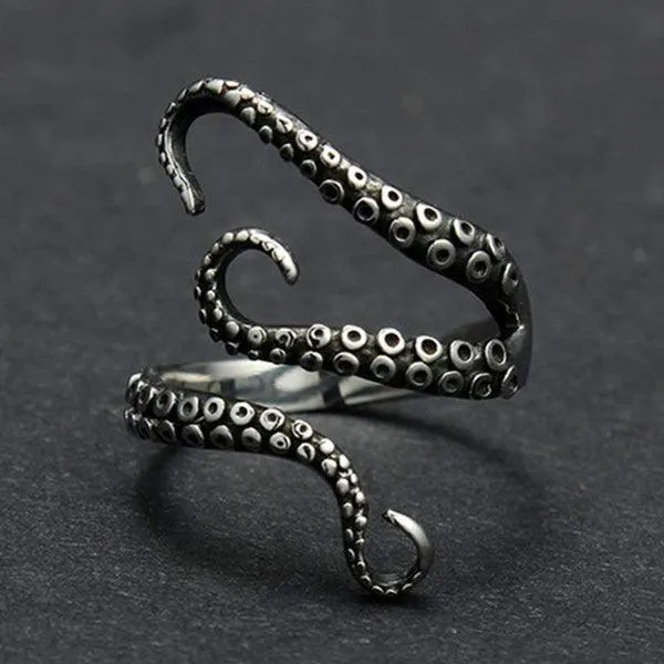 Sea Monster Octopus Ring