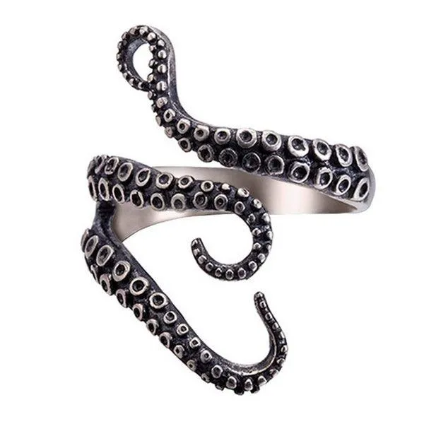 Sea Monster Octopus Ring