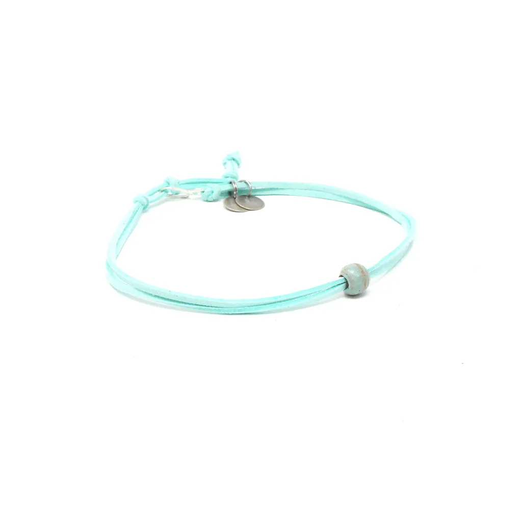 Seafoam Beaded Choker