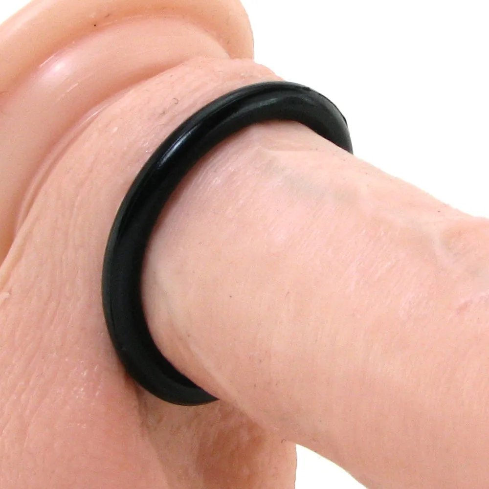 Silicone Cock Ring Set in Black