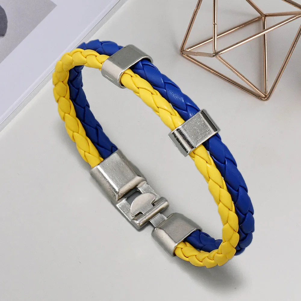 Simple And Fashionable Multi-layer Braided Leather Bracelet