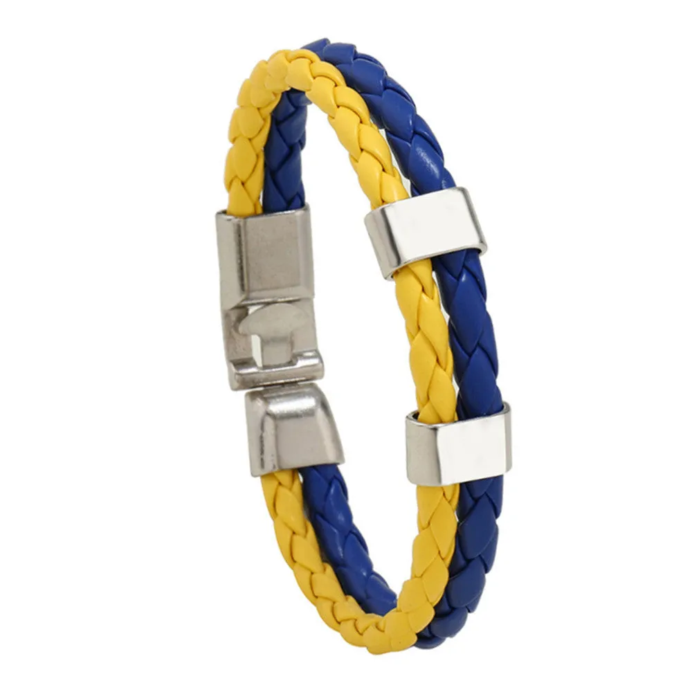 Simple And Fashionable Multi-layer Braided Leather Bracelet