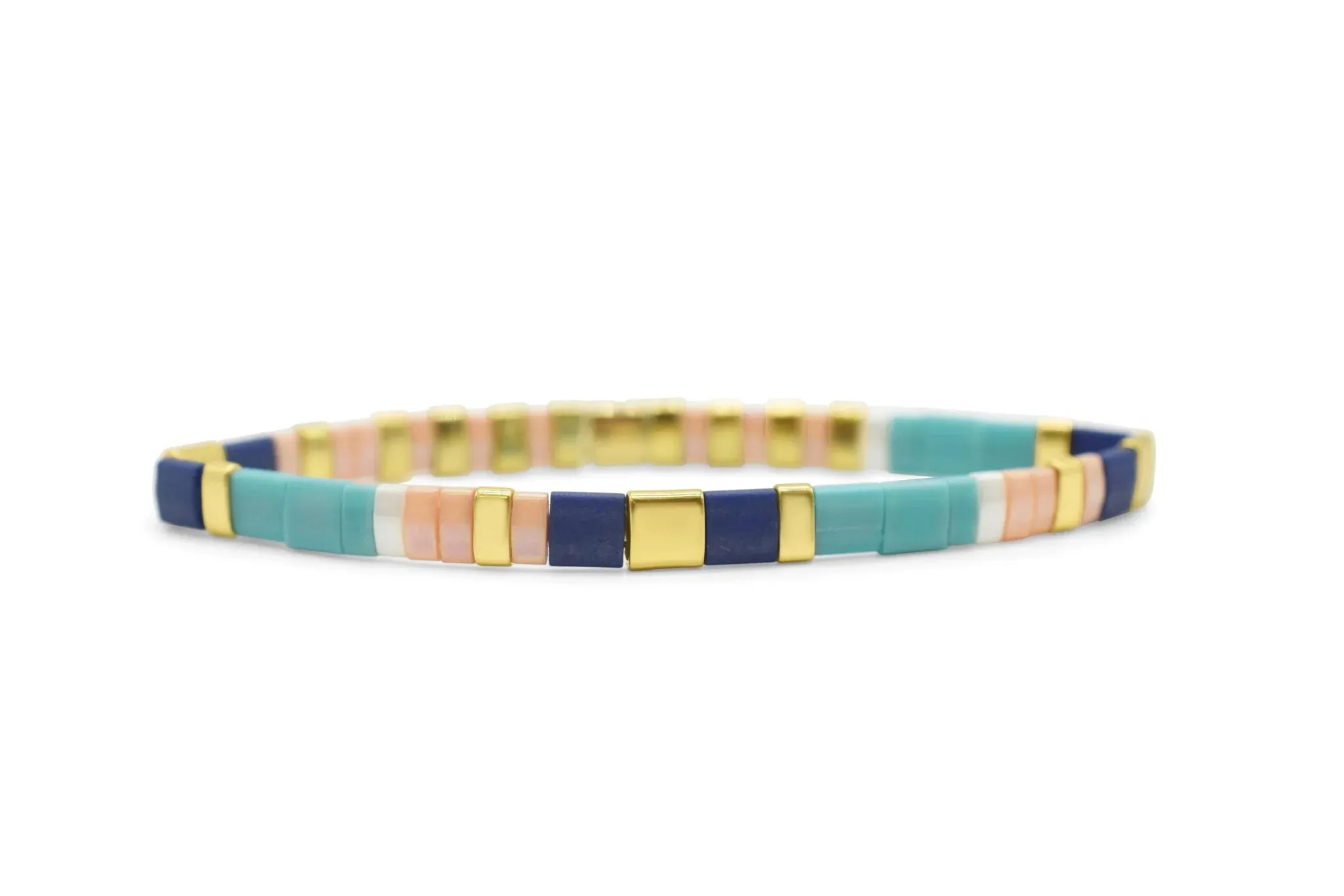 Skylar Paige HOPE Morse Code Tila Beaded Bracelet - Just beachy bellini