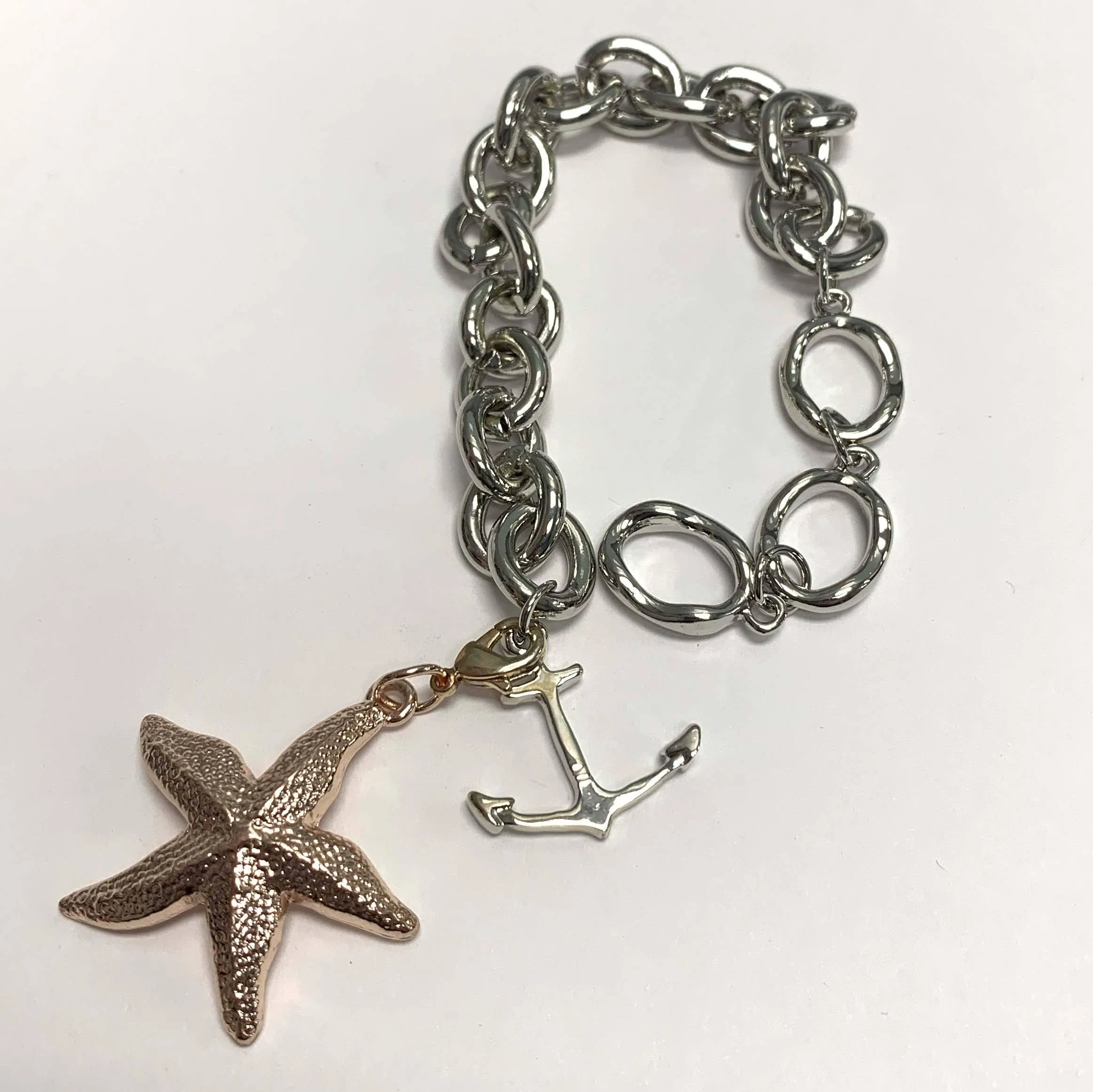 Starfish (Copper Plated) / Charm Bracelet