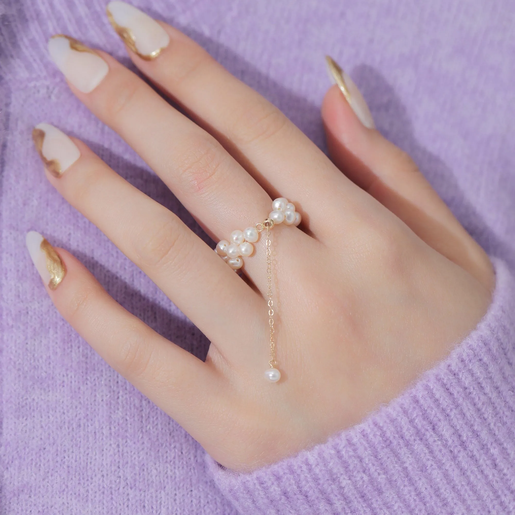 Starry Series Adjustable Soft Chain Ring