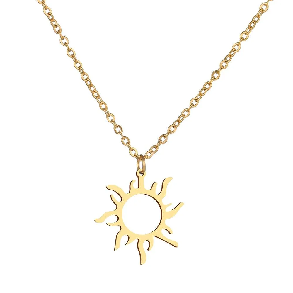 Sun Pendant Necklace