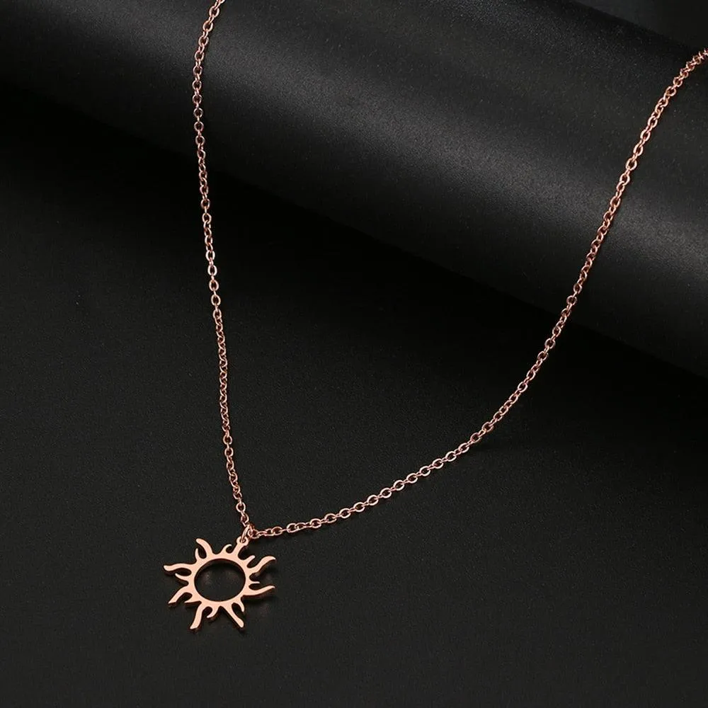 Sun Pendant Necklace