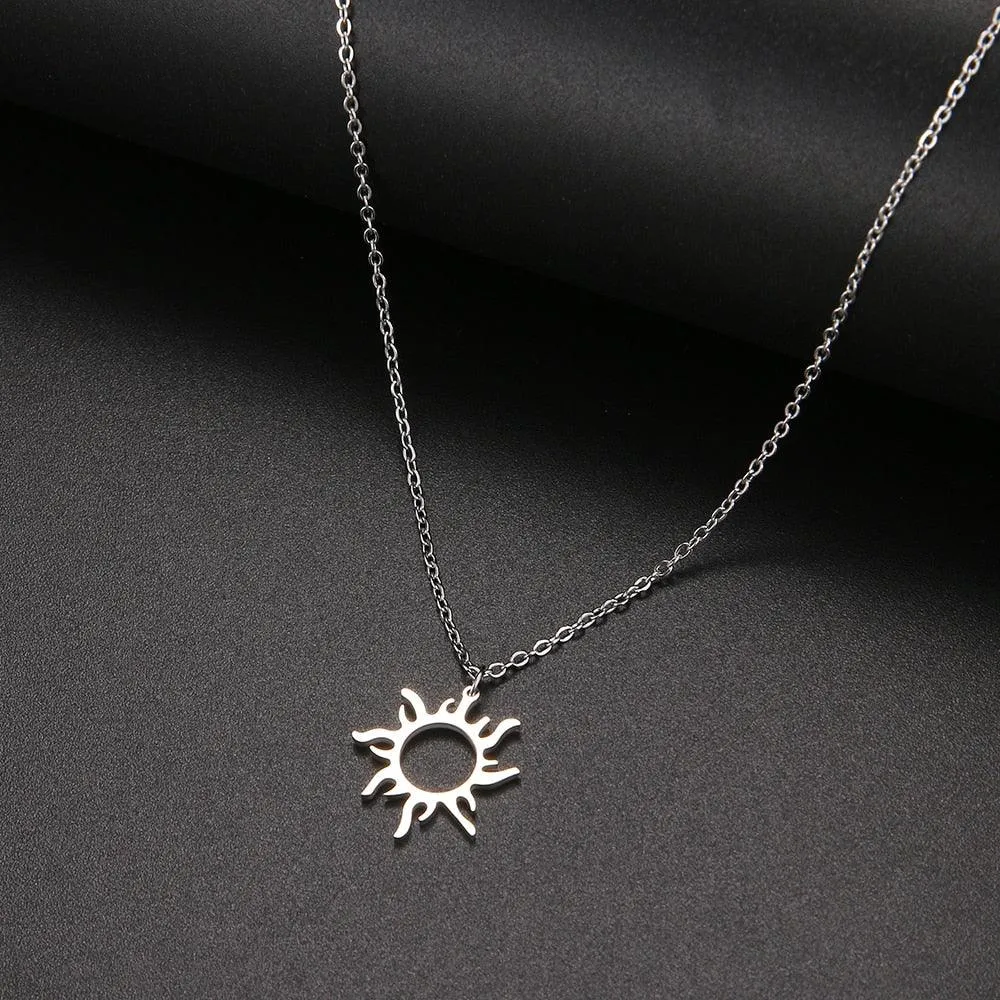 Sun Pendant Necklace