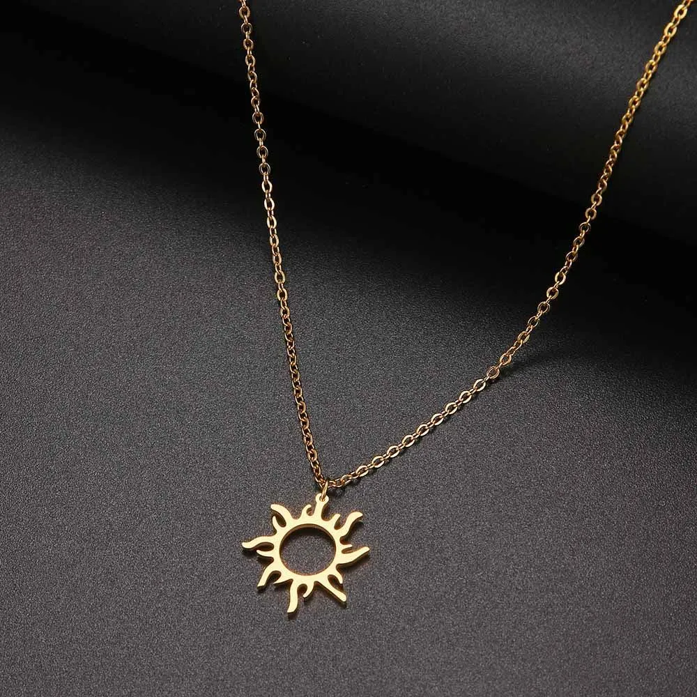 Sun Pendant Necklace