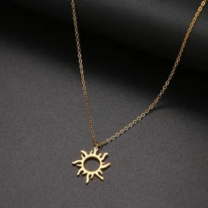 Sun Pendant Necklace