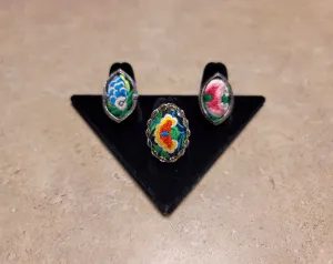 Tapestry Adjustable Rings