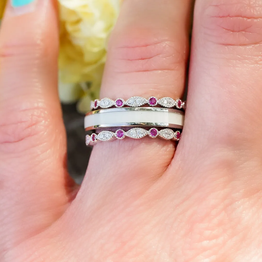 The Pink Vintage Stacking Band