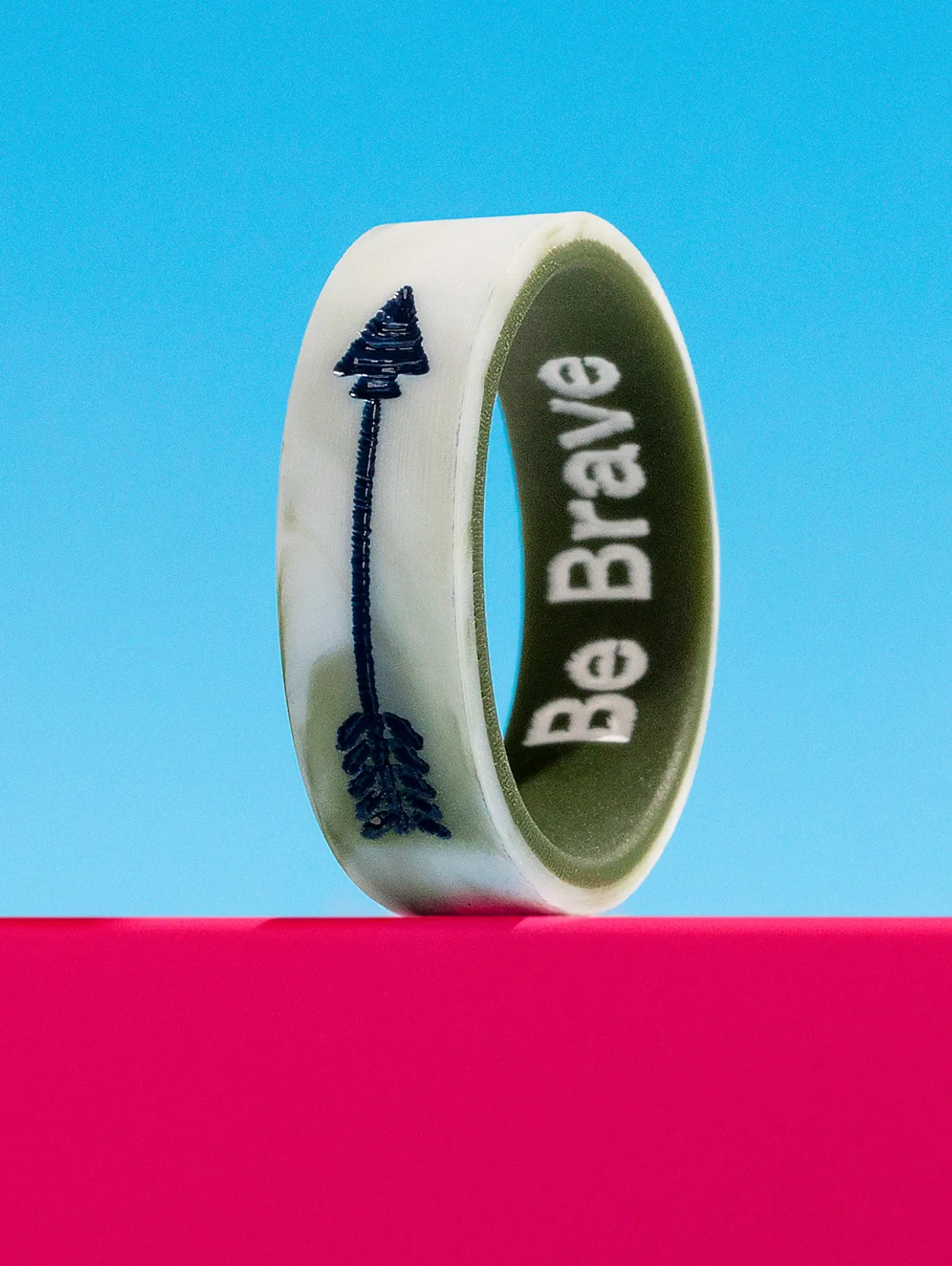 Women's Be Brave Forest Switch Ring