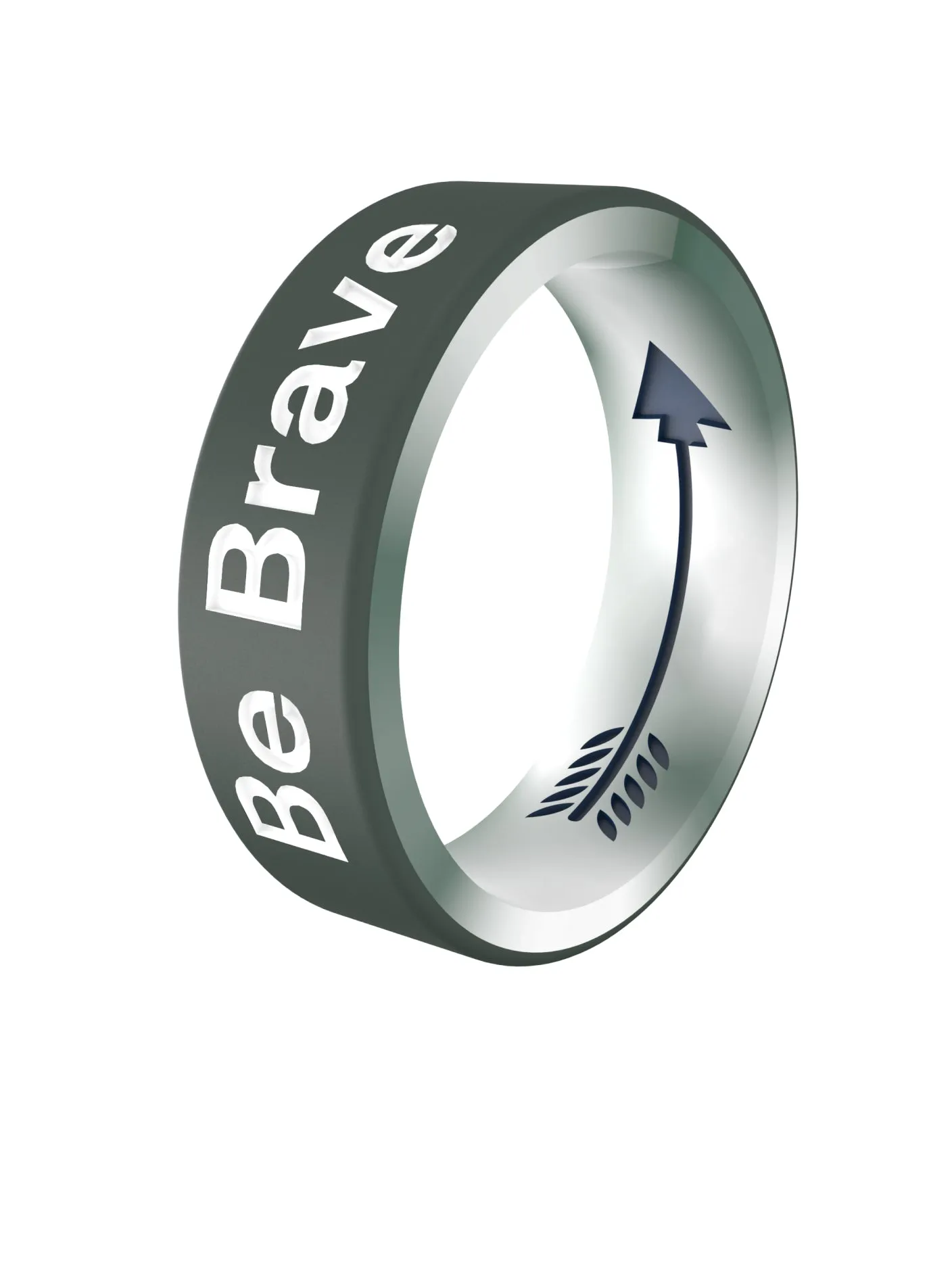 Women's Be Brave Forest Switch Ring