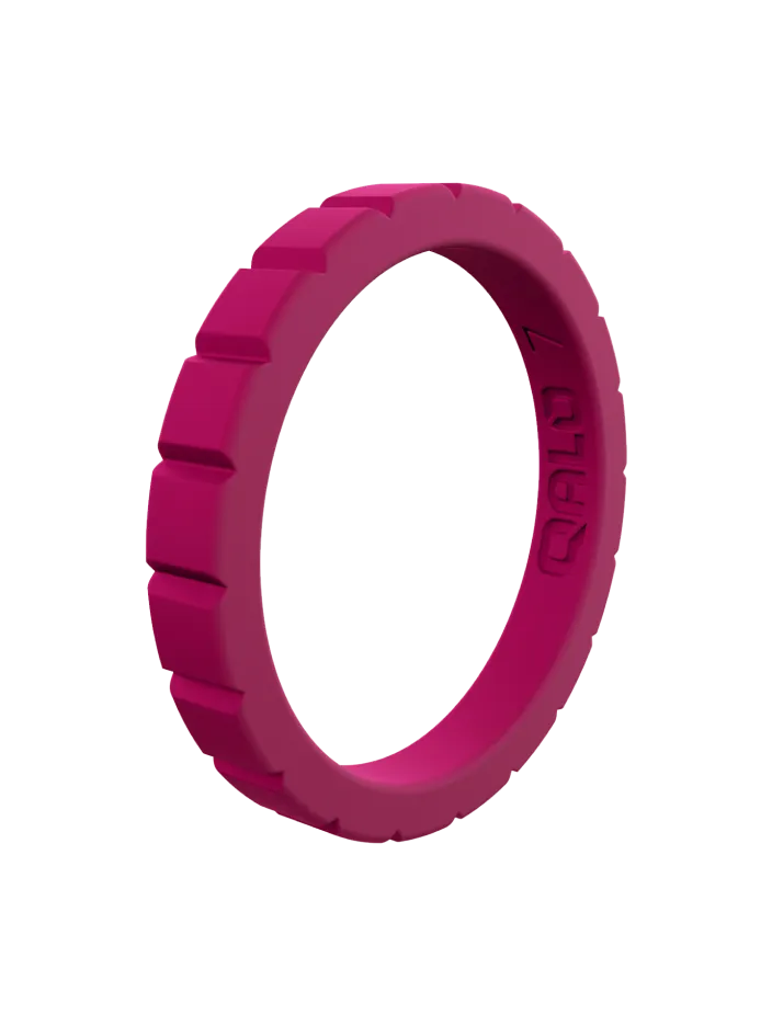 Women's Stackable Step Silicone Ring