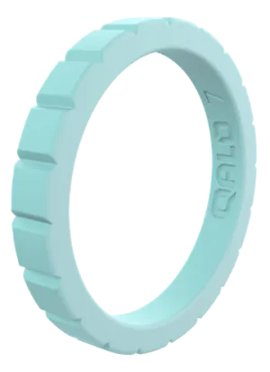 Women's Stackable Step Silicone Ring